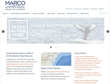 Tablet Screenshot of midatlanticocean.org